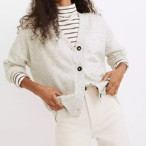 Madewell Cardigan Sweatshirt in Donegal